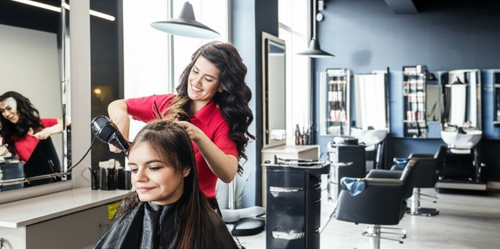 Hair Styling & Updo - Professional beauty service at Bella Beauty